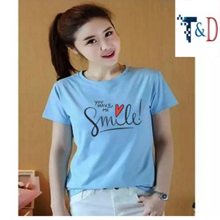 ÁO THUN NỮ SMILE THỜI TRANG NHIỀU MÀU