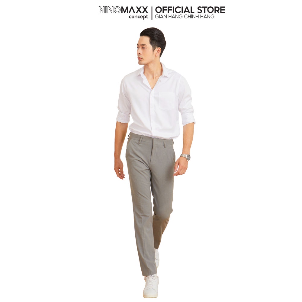 N&amp;M CLUB Áo Sơ Mi Nam Tay Dài chất liệu cotton poly 2106002