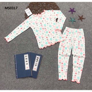 🌸MS0317🌸Bộ Carter borip vải xuất dư bé gái cực yêu