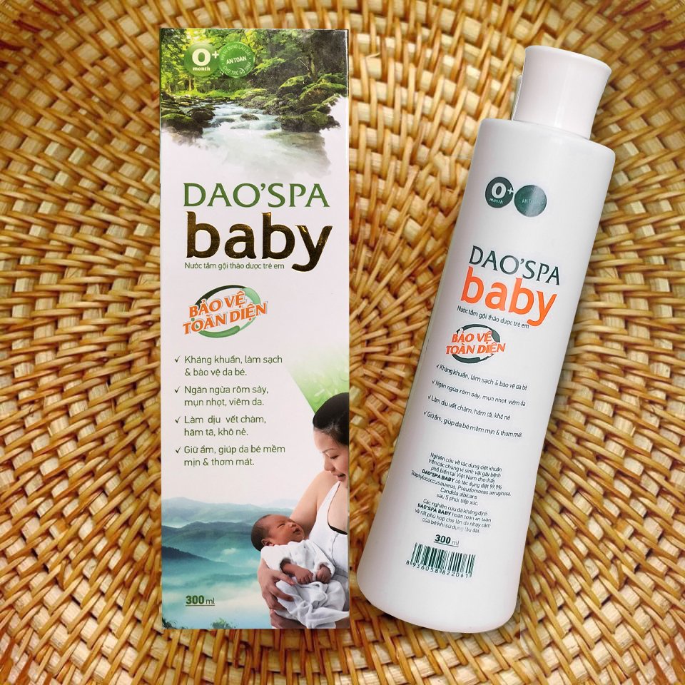 Nước tắm gội thảo dược trẻ em dao spa baby 150ml-300ml - ảnh sản phẩm 6