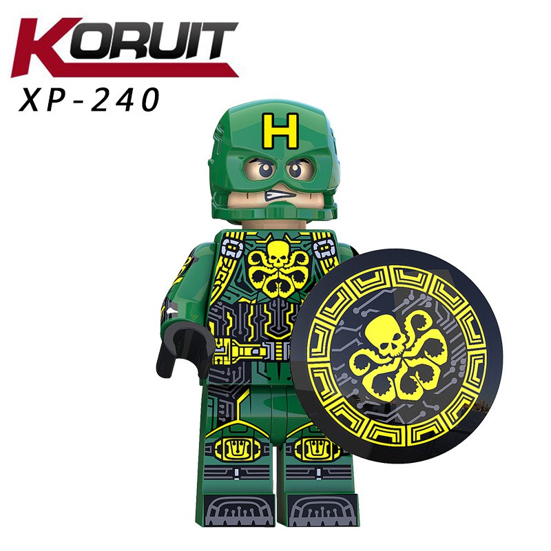 Minifigures Các Mẫu Nhân Vật Captain Đội Trưởng Mỹ Với Nhiều Phiên Bản Khác Nhau Mẫu Ra Mới Nhất KT1031