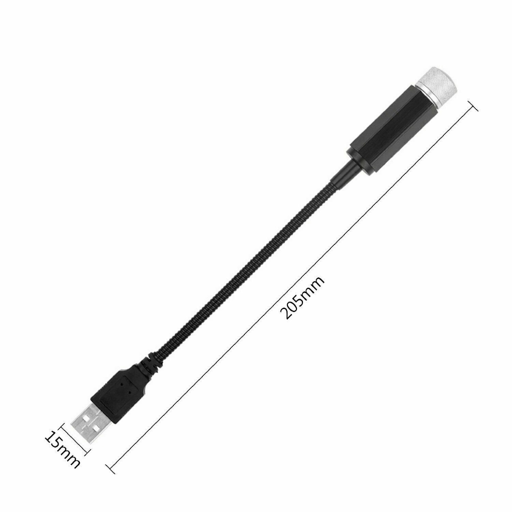 Đèn Led Chiếu Trần Xe Hiệu Ứng Sao Cổng Usb Trang Trí Nội Thất Ô Tô