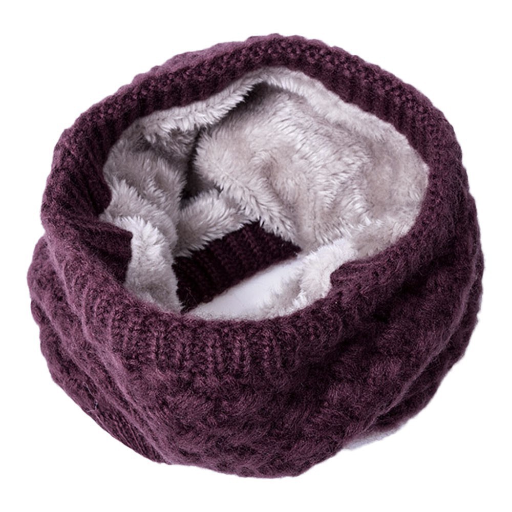 Khăn len choàng cổ vải đan dày ấm áp mùa thu đông thời trang cho nam/nữ