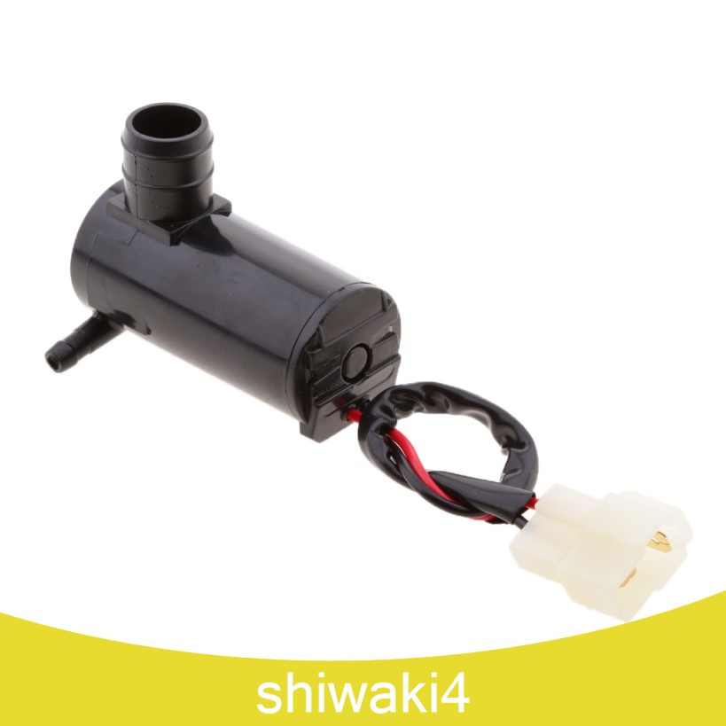 Máy Bơm Nước Rửa Kính Chắn Gió Trước / Sau Bằng Nhựa Cho Xe Hơi Shiwaki4 12V
