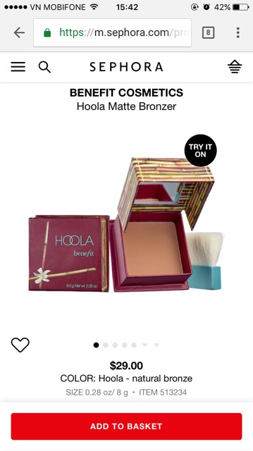 🍁Phấn Tạo Khối Benefit Hoola Matte Bronzer | BigBuy360 - bigbuy360.vn