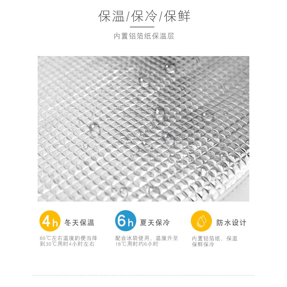 Hellokitty Túi Đựng Hộp Cơm Trưa Hai Lớp Bằng Vải oxford Chống Thấm Nước Hình Siêu Nhân / minions / avengers