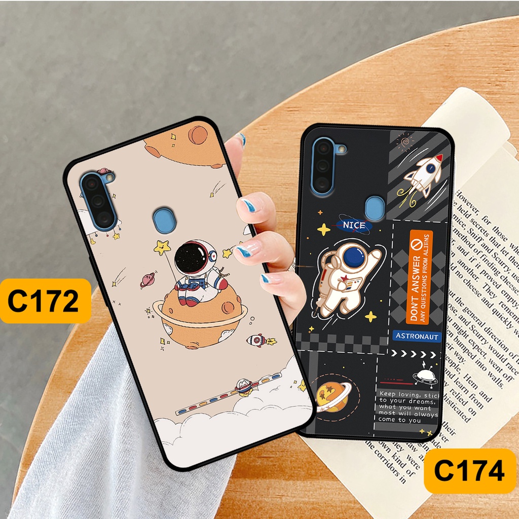 Ốp Samsung A11 - M11 in hình astronaut, phi hành gia vũ trụ hottrend, độc đáo, cá tính.