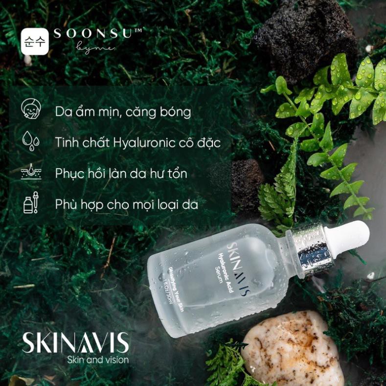 Serum SKINAVIS Tinh Chất Cấp Ẩm Phục Hồi Mờ Thâm Chống Lão Hóa SKINAVIS Hyaluronic Acid & Niacinamide + B5