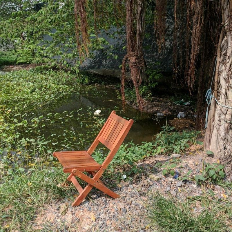 ( Siêu Rẻ) Ghế gỗ mini xếp gọn | BigBuy360 - bigbuy360.vn