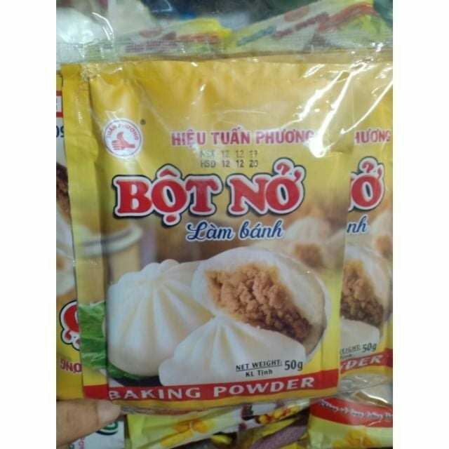 2 gói bột nở làm bánh (50g/gói)