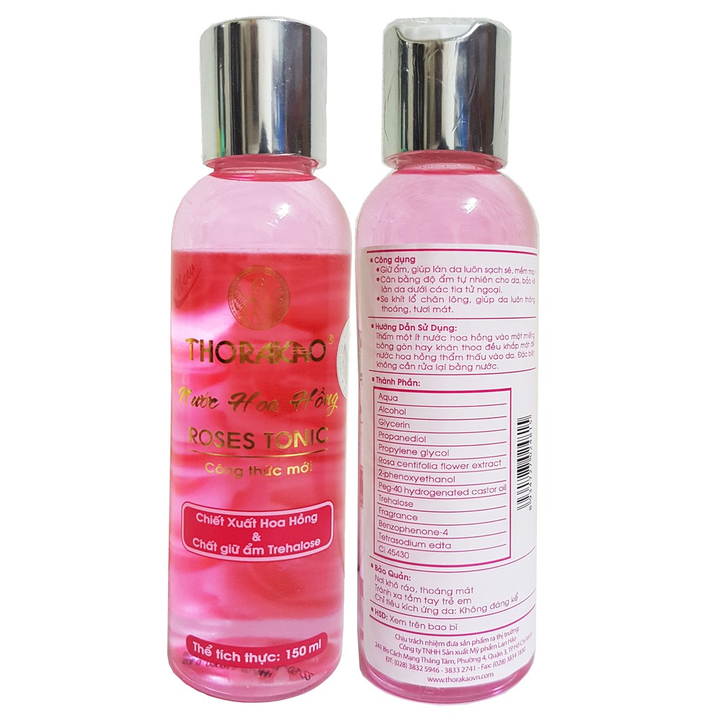 Nước hoa hồng Thorakao 150ml