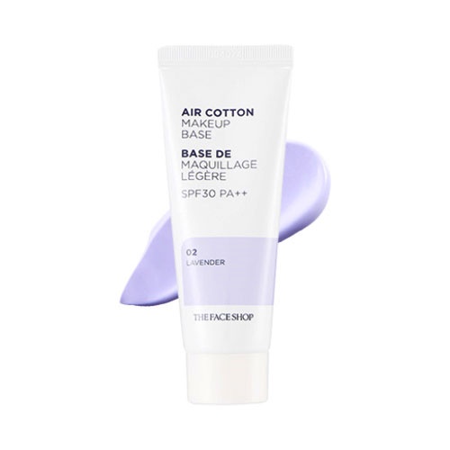 Kem Lót Kiềm Dầu Điều Chỉnh Tông Da The Face Shop Air Cotton Makeup Base SPF30 PA++ 35ml