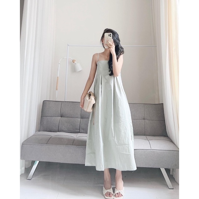 Váy dây dáng dài hàn quốc Samhyewear