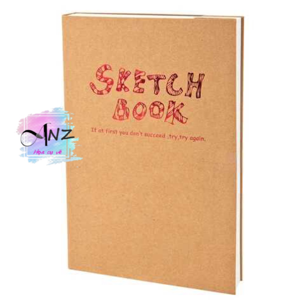 Sổ vẽ chì phác thảo Potentate , Sổ  ký họa Sketchbook 100gsm  - MAY GÁY