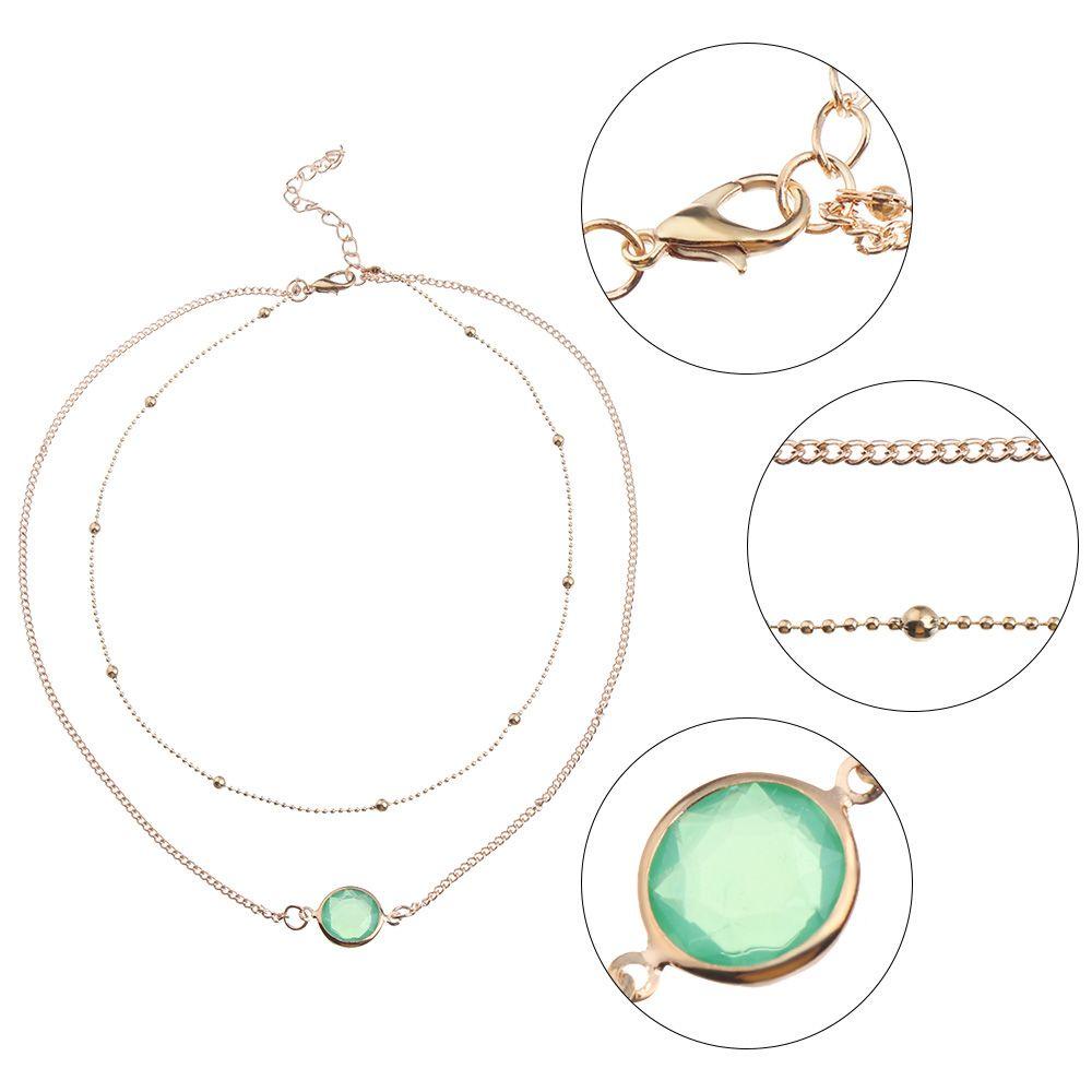 Vòng cổ Nhiều Lớp Mặt Hình Trái Tim Và Bướm