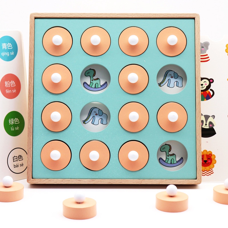 Đồ chơi thông minh, Bộ cờ vua trí nhớ an toàn dành cho bé 1-3 tuổi thương hiệu KidHouse.vn