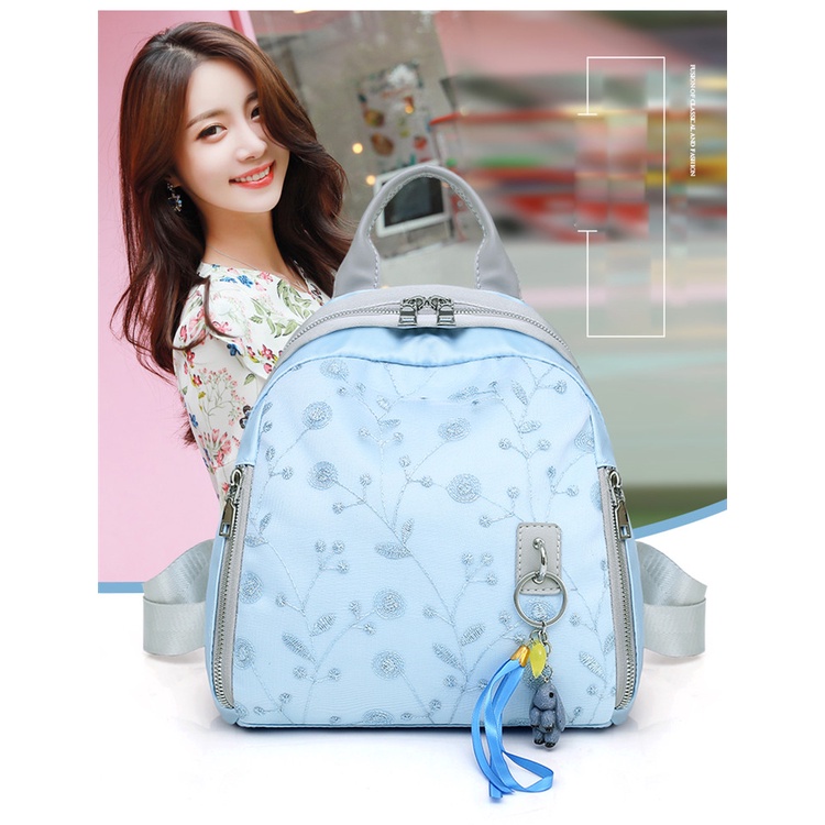 Ba Lô Nhỏ Thêu Họa Tiết Mới Cho Nữ