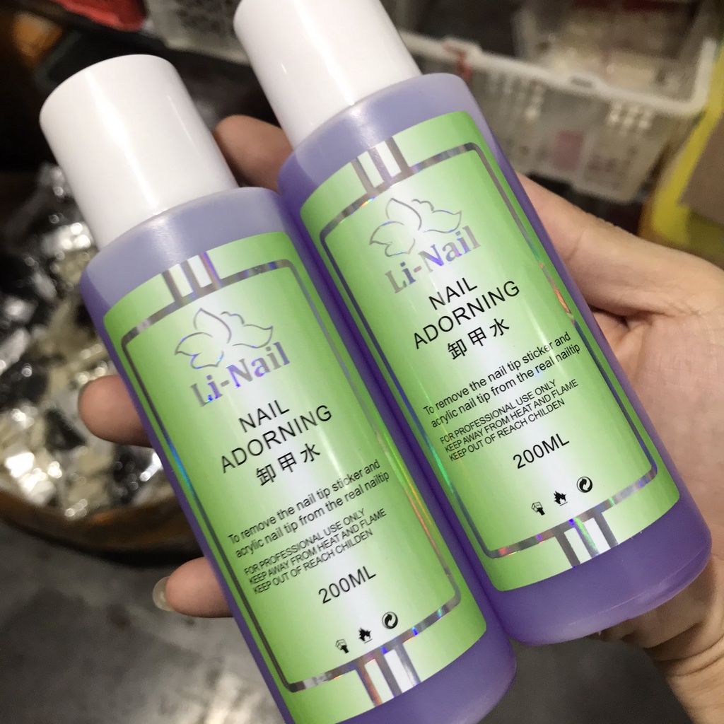 Nước Lau Gel, Nước Phá Gel nước rửa cọ linail 200ml