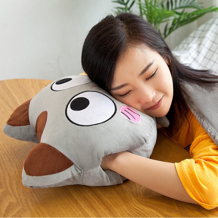 Bộ chăn gối văn phòng hình thú Anvihome