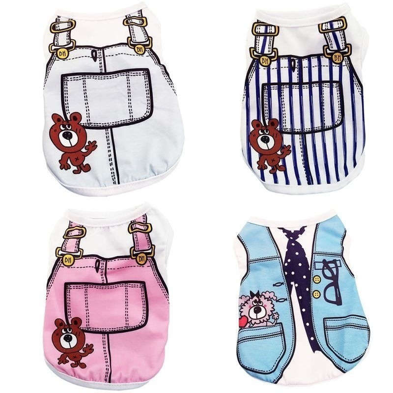 Áo thun cotton mềm mại cho thú cưng