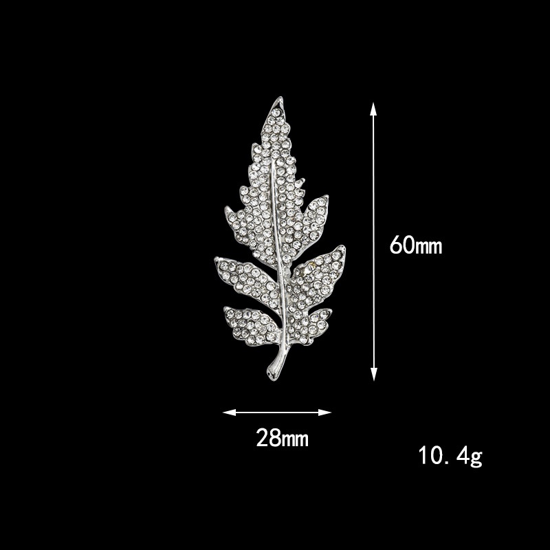 Ghim cài áo Vest hình chiếc lá, Lapel Pin thời trang GH-419
