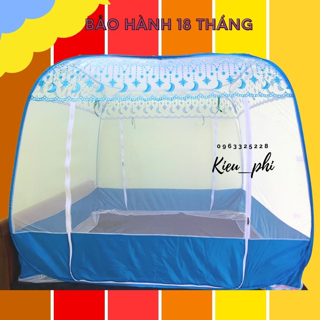 Màn Chụp Tự Bung Cao Cấp Mẫu Mới Hai Chân Viền - Mùng Chụp Tự Bung Chống Muỗi Kiều Phi Chất Lượng Cao