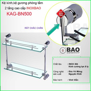 Kệ kính 2 tầng BN 500