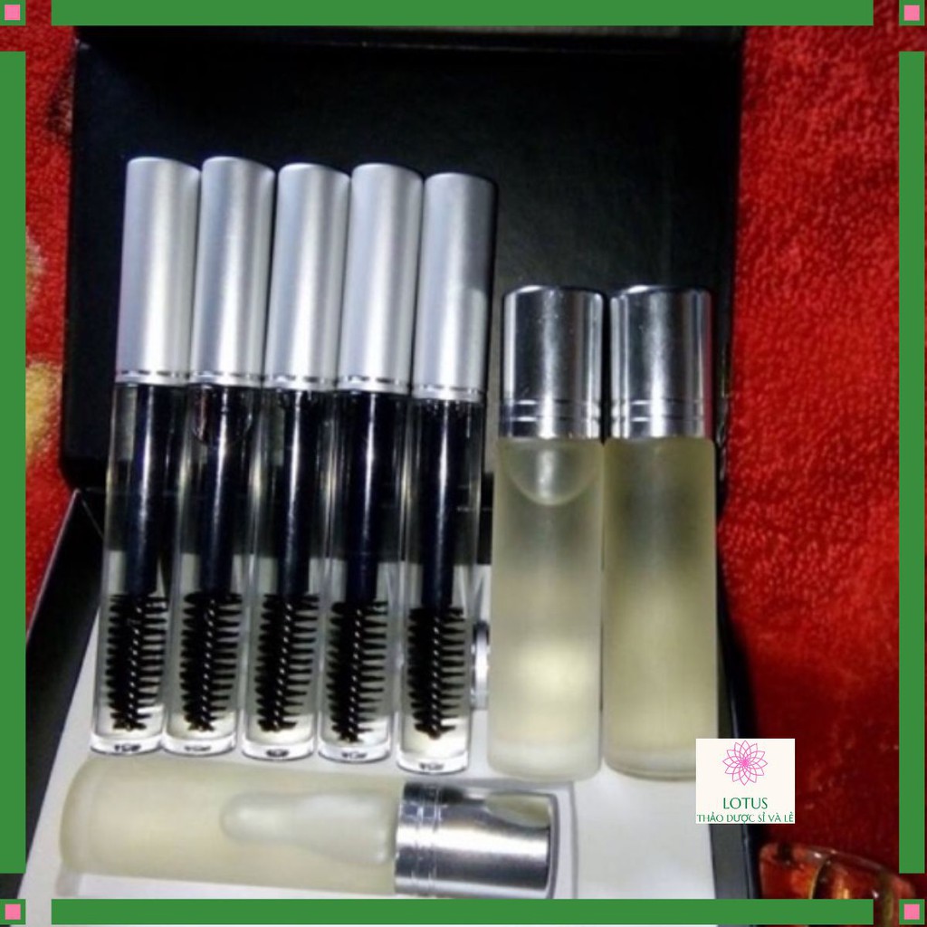 Combo 1 lọ bi lăn dầu dừa+ 1 chuốt mi dầu dừa