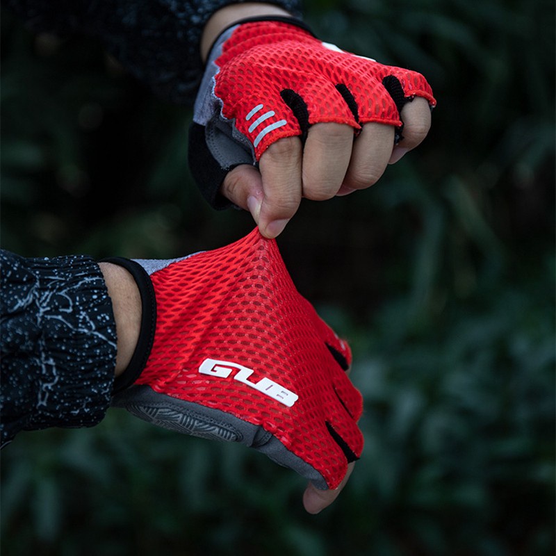 GUB Cycling Gloves Half Finger Gel Sports Racing Bicycle Gloves Brethable Mesh Road Bike Gloves for Men Women M