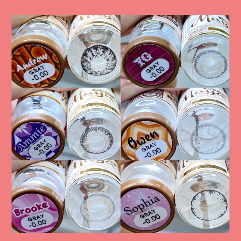 Lens xám không độ size vừa 14,5mm hot hit (album 2)