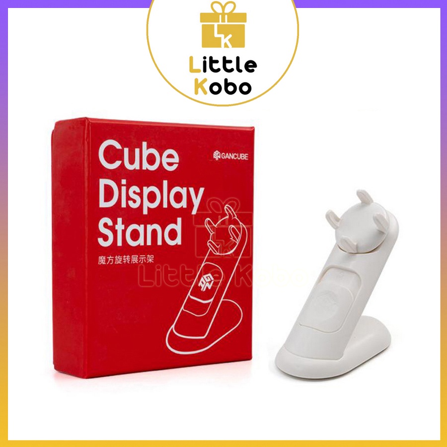 [Gan Display Stand] Đế Gan Rubik Cao Cấp Đế Kê Gan Cube Stand Rubic Loại Xoay Hộp Đỏ