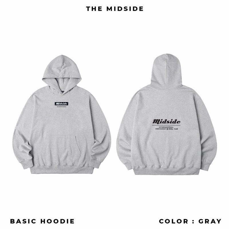 ÁO BASIC HOODIE ( ĐEN &amp; XÁM )