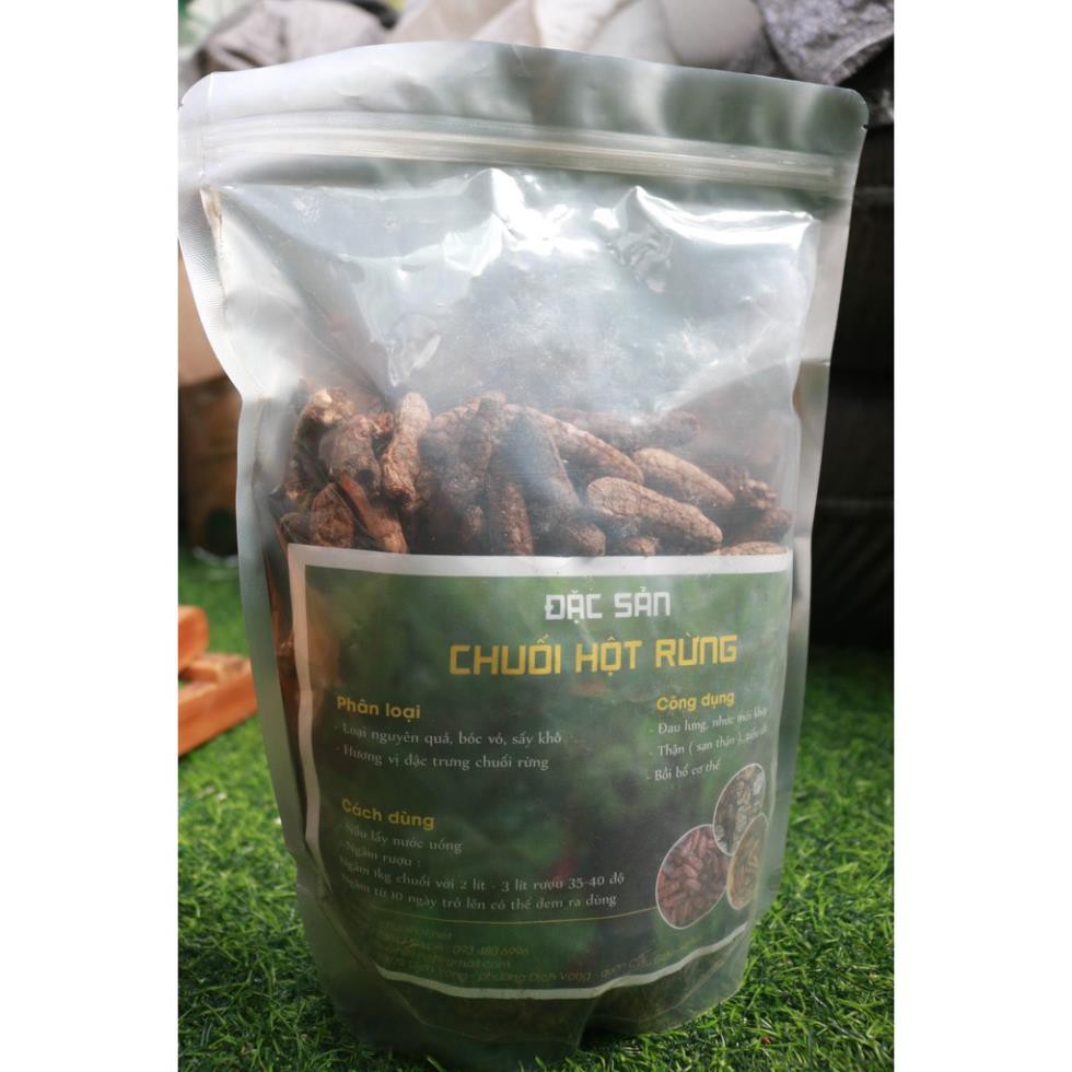 [500gram] Chuối hột rừng khô nguyên quả, chuối hột rừng Tây Nguyên ECOHEALTH