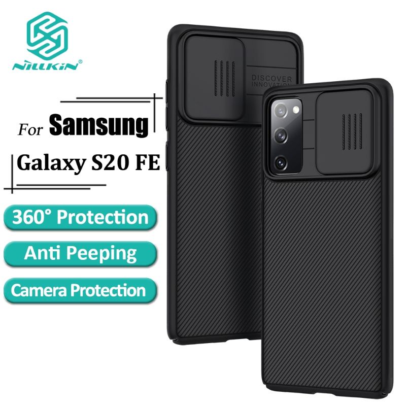 Ốp lưng bảo vệ camera cho Samsung Galaxy S20 FE dạng nắp trượt- Nillkin Camshield chính hãng