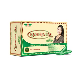 Bạch Địa Căn Hose -Hoa Sen- Nóng trong, cảm sốt, phát ban, đau đầu (Hộp 10 vỉ x10 viên nang)