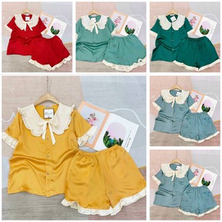 🦋 Đồ ngủ Satin cọc tay đùi nhẹ nhàng mát mẻ 🦋 Hàng bao chuẩn ✔️✔️✔️