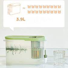 Bình nước 3.9l có vòi cao cấp kèm bộ lọc để tủ lạnh