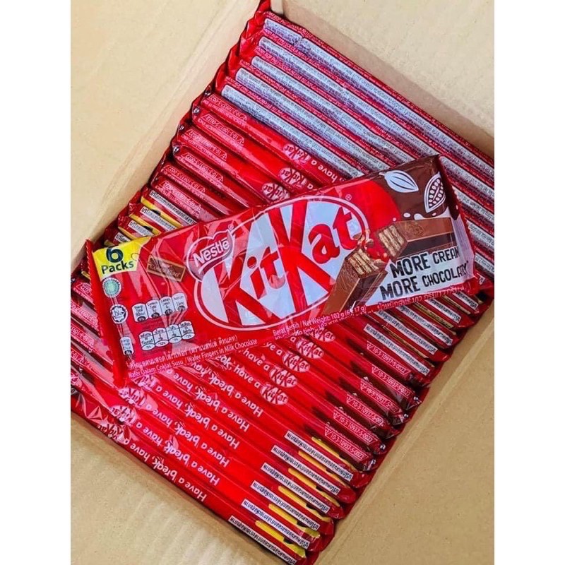 Thùng 48 Gói 2F Kitkat 6 Pack Nestle 17gr