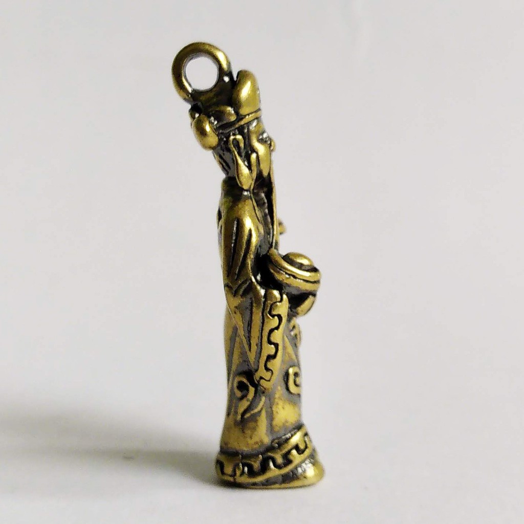 Thần tài mini bằng đồng giá rẻ làm phụ kiện tiểu cảnh, phụ kiện bàn trà, làm móc khóa | BigBuy360 - bigbuy360.vn