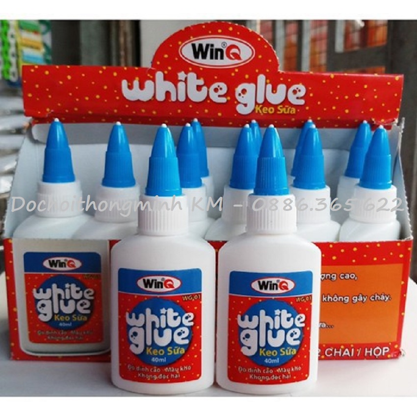 Keo sữa chất lượng cao White glue (40ml &amp; 120ml)