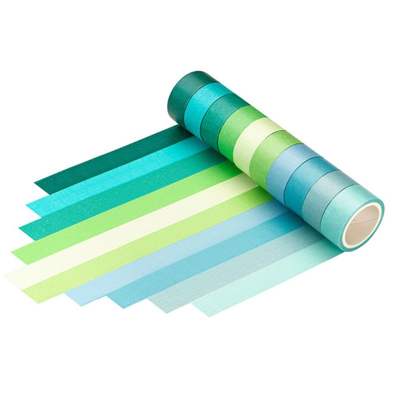 60 Cuộn Băng Dính Nhiều Màu Dùng Làm Thẻ Scrapbook