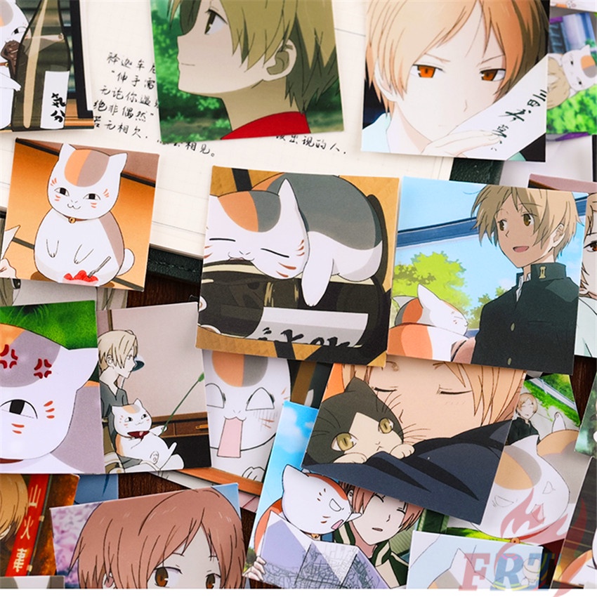 ★★★ Sticker Dán Trang Trí Nhật Ký Hình Natsume Yuujinchou Q-3 ★★★ Bộ 50 Miếng Dán Trang Trí Album Thời Trang DIY Kích Thước 2~3cm