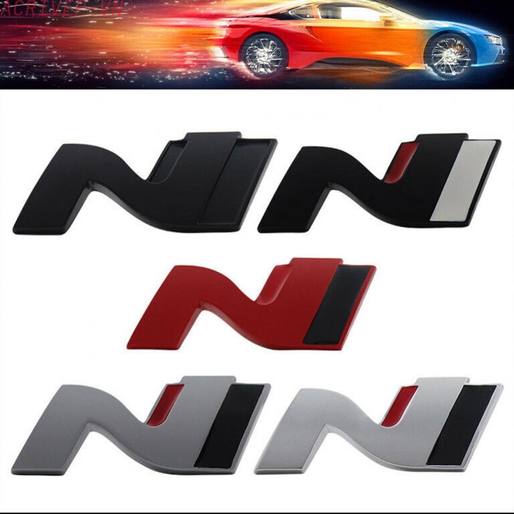 N for I30 Veloster Tucson car Fender trunk Rear Decal Emblem Badge Sticker