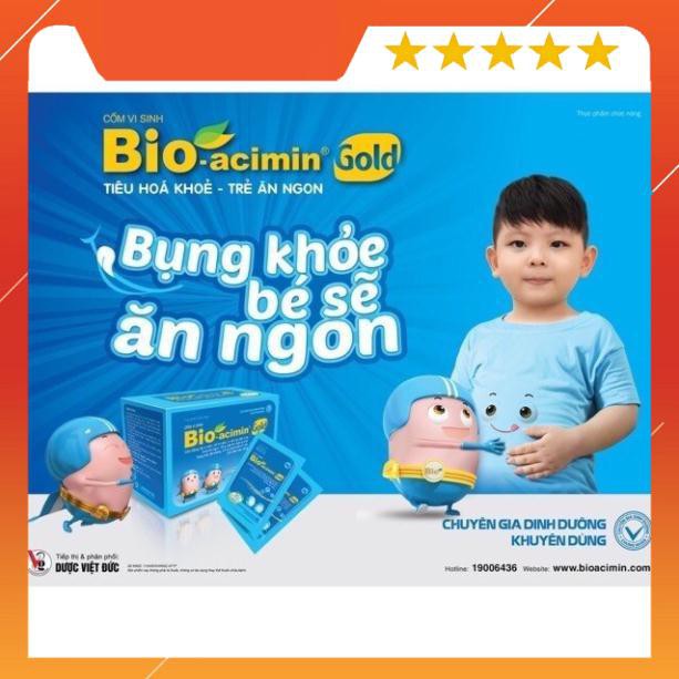 Bio-Acimin Gold+ - Cốm vi sinh giúp tiêu hoá khoẻ, trẻ ăn ngon