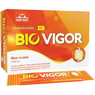 Men vi sinh Bio Vigor (Hộp 10 gói x 1 gram) – Date 2022