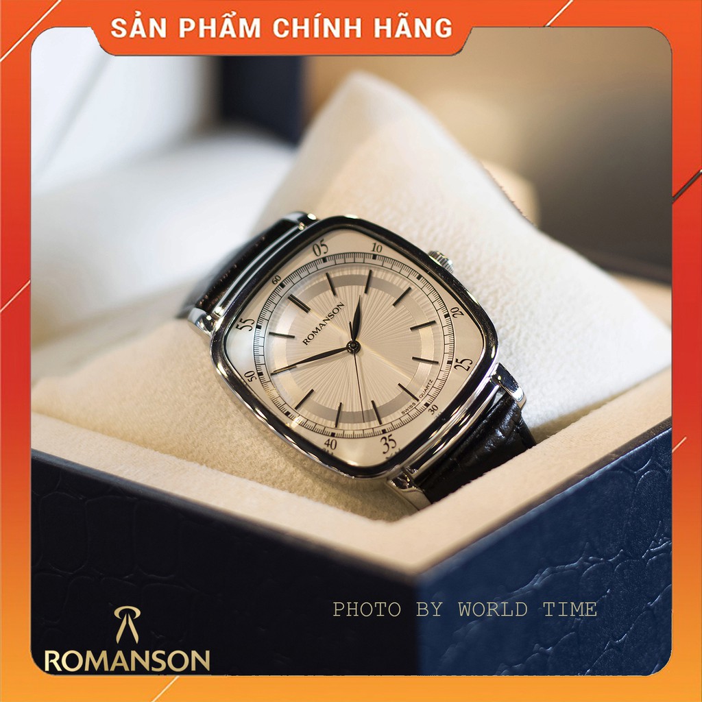 Đồng Hồ Nam Romanson TL0352MWWH [ CHÍNH HÃNG - Full Box ] - Kính Mirena Chống Vỡ - Chống Nước