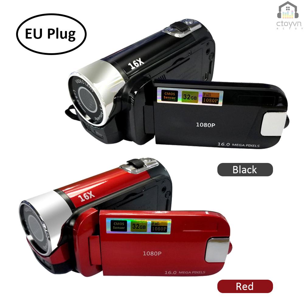 Camera kỹ thuật số 16X F-ocus Zoom thiết kế màn hình 2.7inch hỗ trợ thẻ nhớ TFT | BigBuy360 - bigbuy360.vn