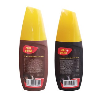 Xi nước đánh giày da, đồ da Hando 80ml (Đen/Nâu)