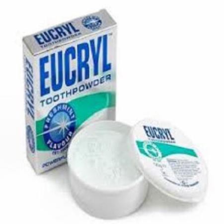 Bột trắng răng Eucryl Anh 50g