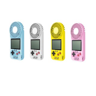 Quạt tích điện kiêm máy chơi game mini 500 trò chơi - Máy game 500 - Máy Game có quạt